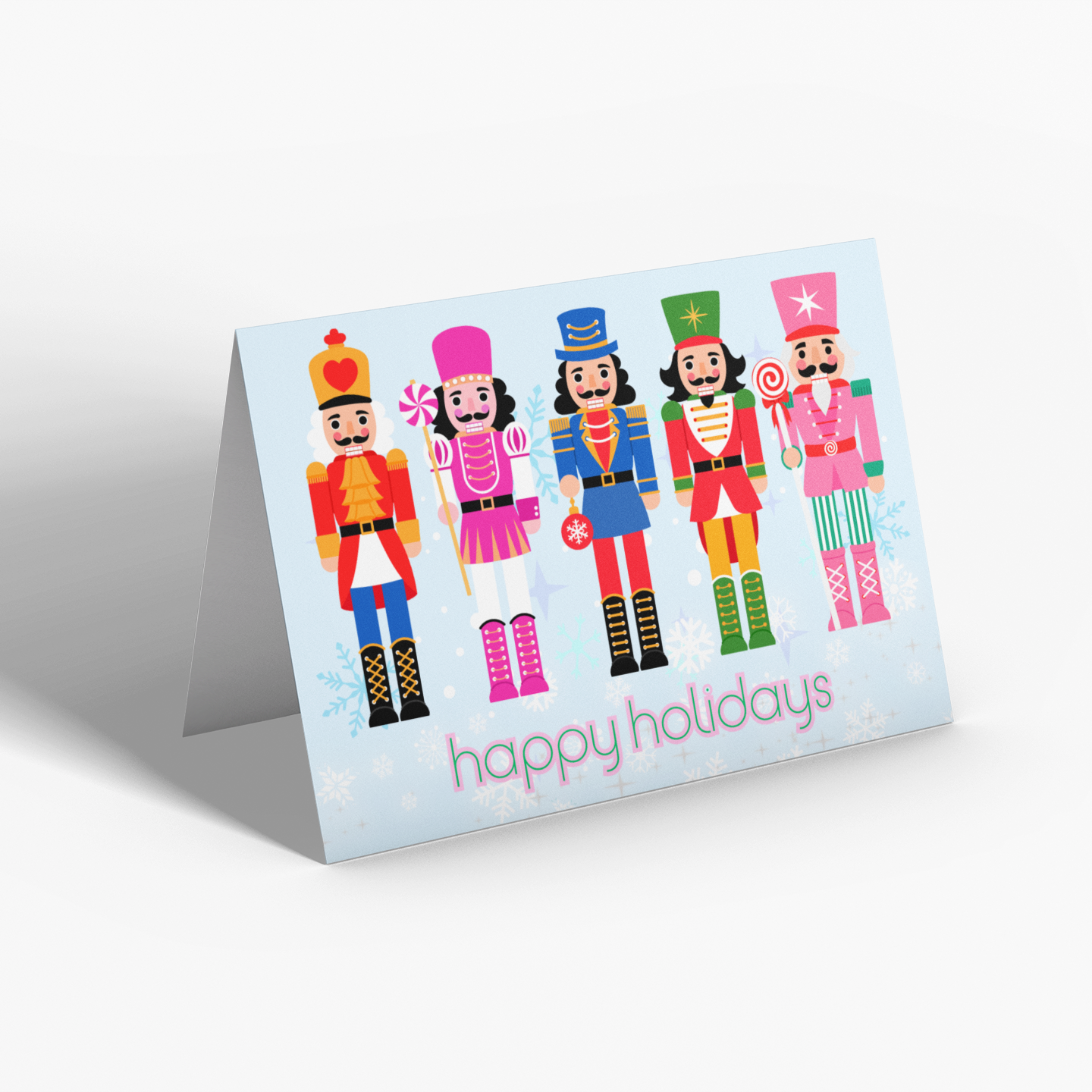 Nutcracker Christmas Greeting Card - 5 x 7 with Envelope