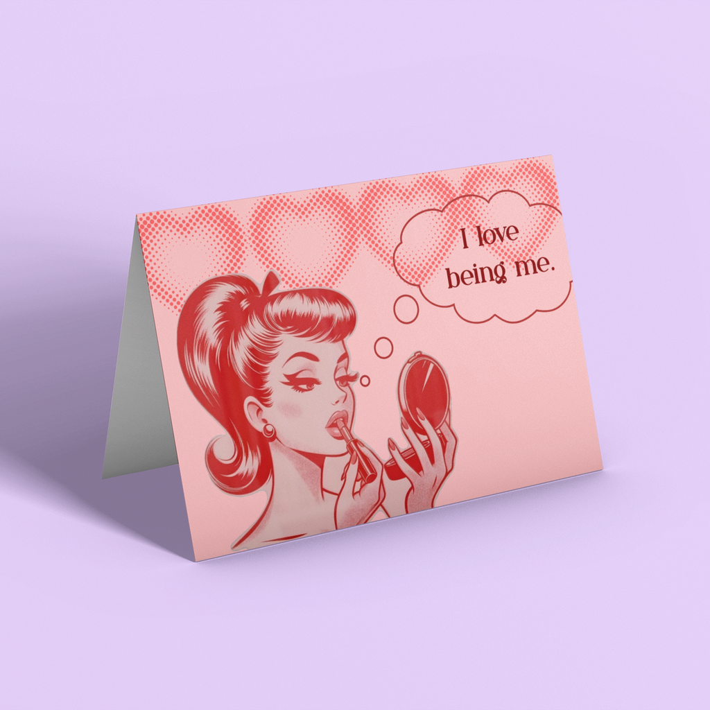 I Love Me Blank Note Card - 5 x 7 with Envelope