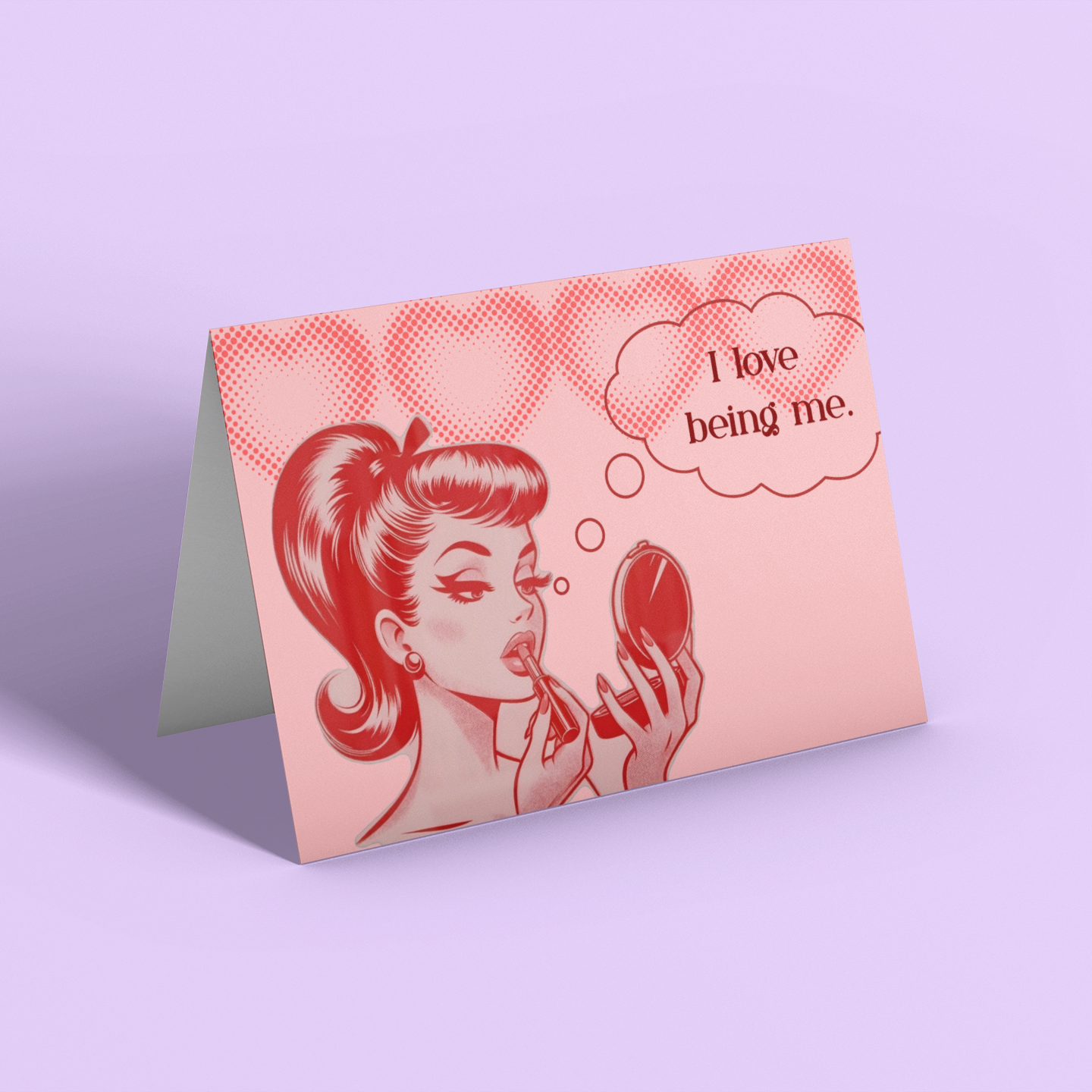 I Love Me Blank Note Card - 5 x 7 with Envelope