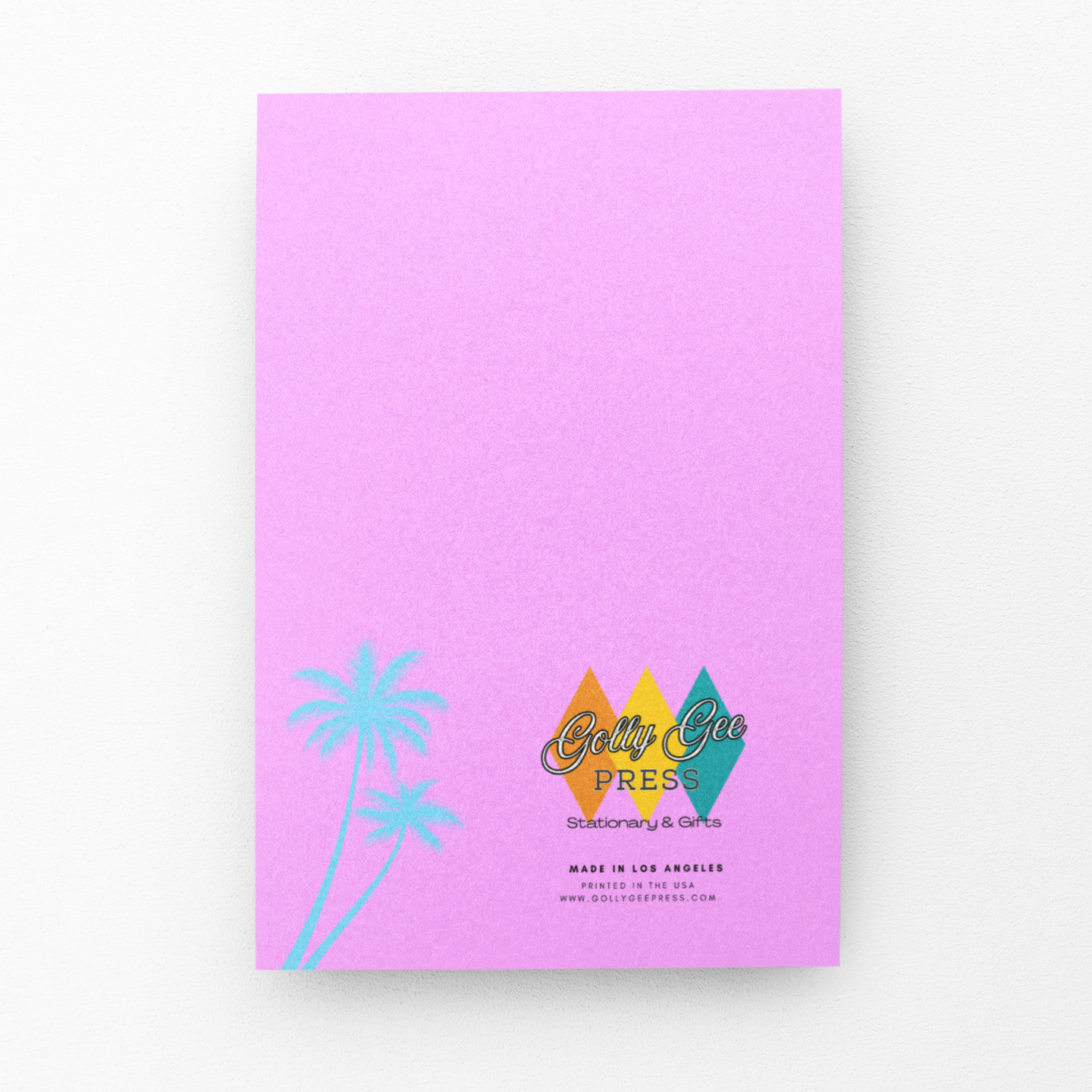 Palm Tree Holiday Greeting Card - 5 x 7 with Envelope