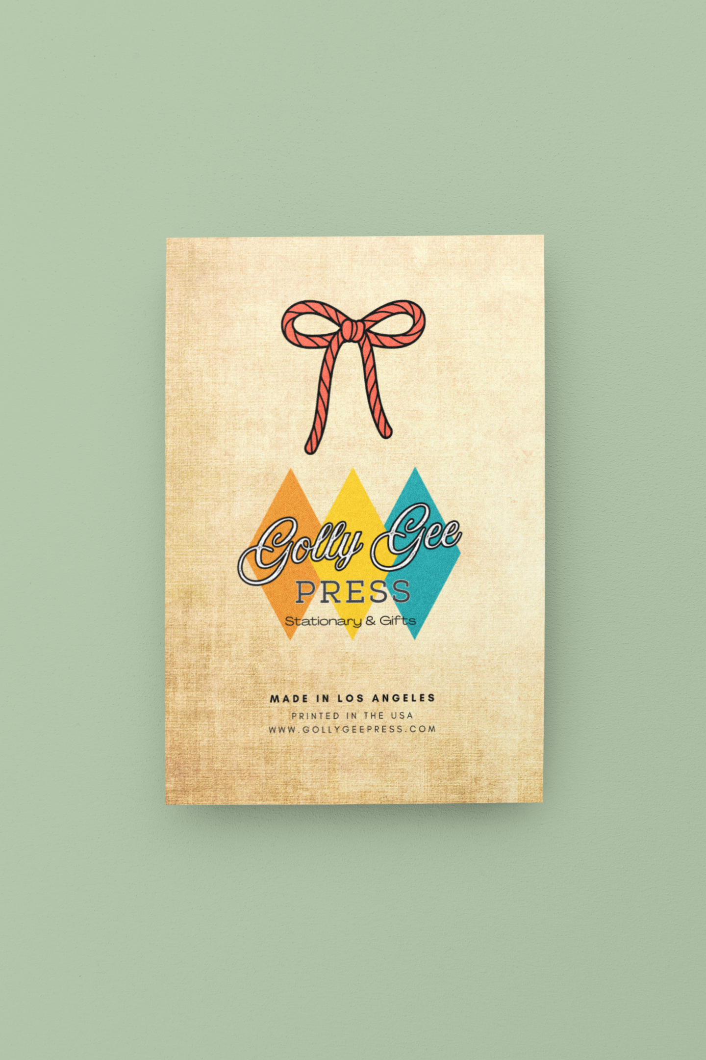 Heart Lasso Valentine's Day Card - 5 x 7 with Envelope