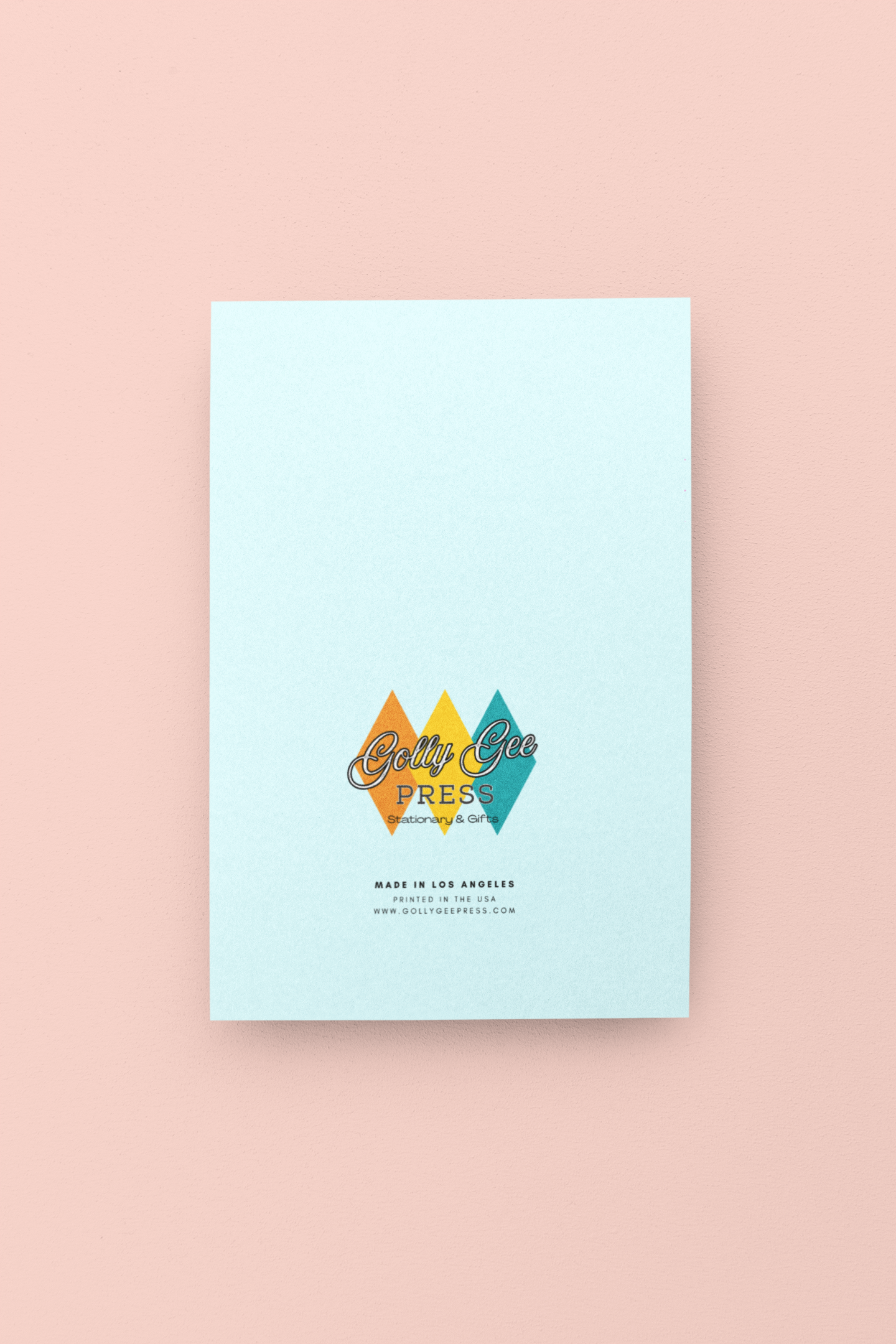 A Kiss Blank Note Card - 5 x 7 with Envelope