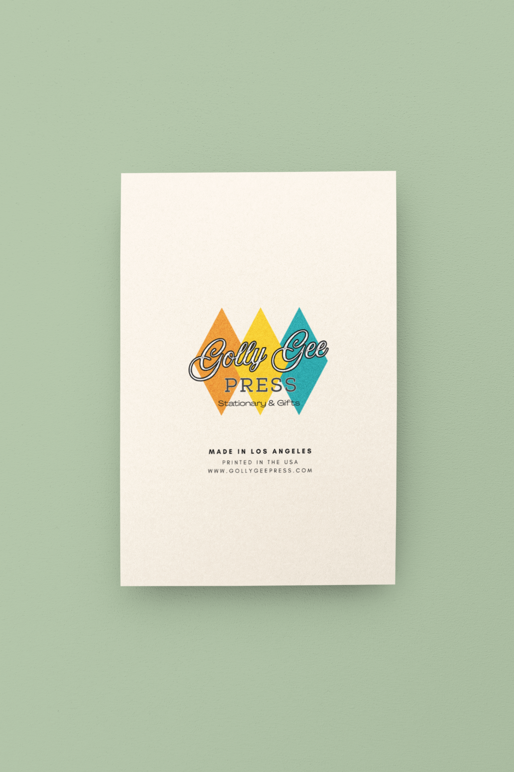 Miss You Blank Note Card - 5 x 7 with Envelope