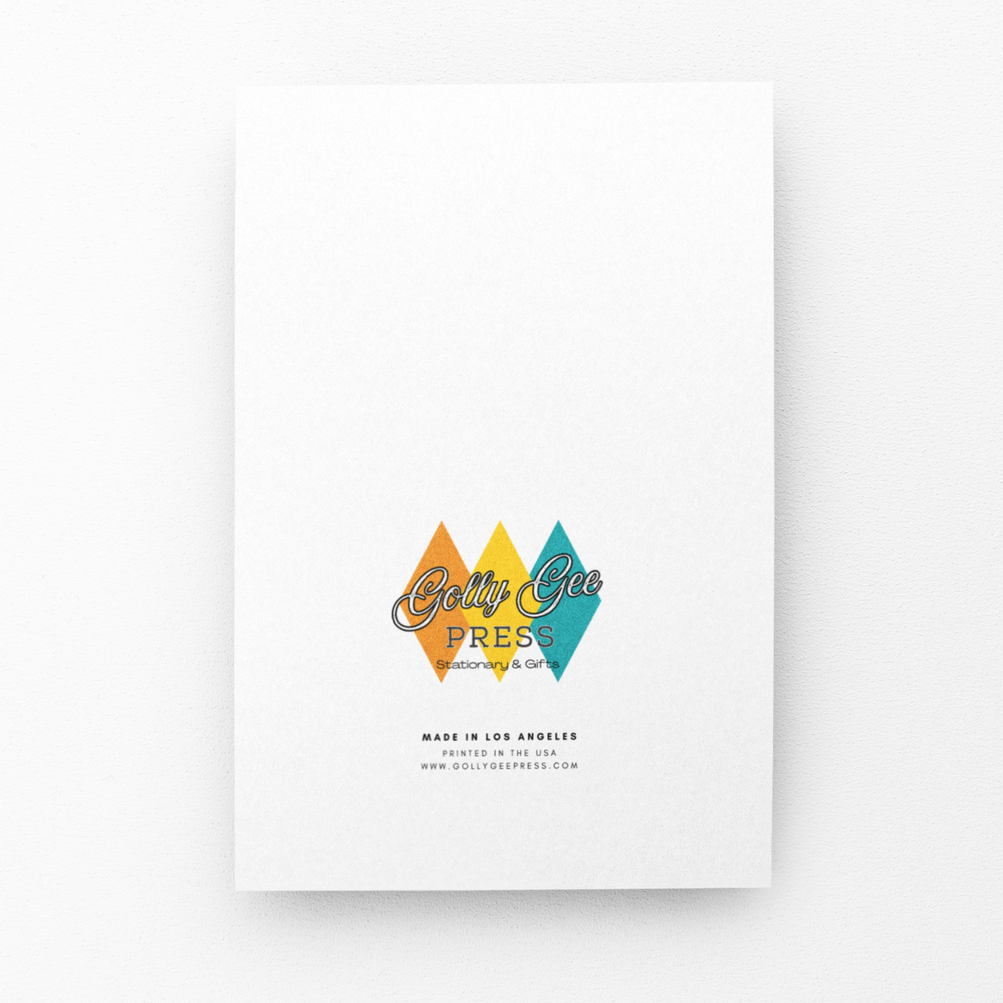 Retro Merry Christmas Greeting Card - 5 x 7 with Envelope