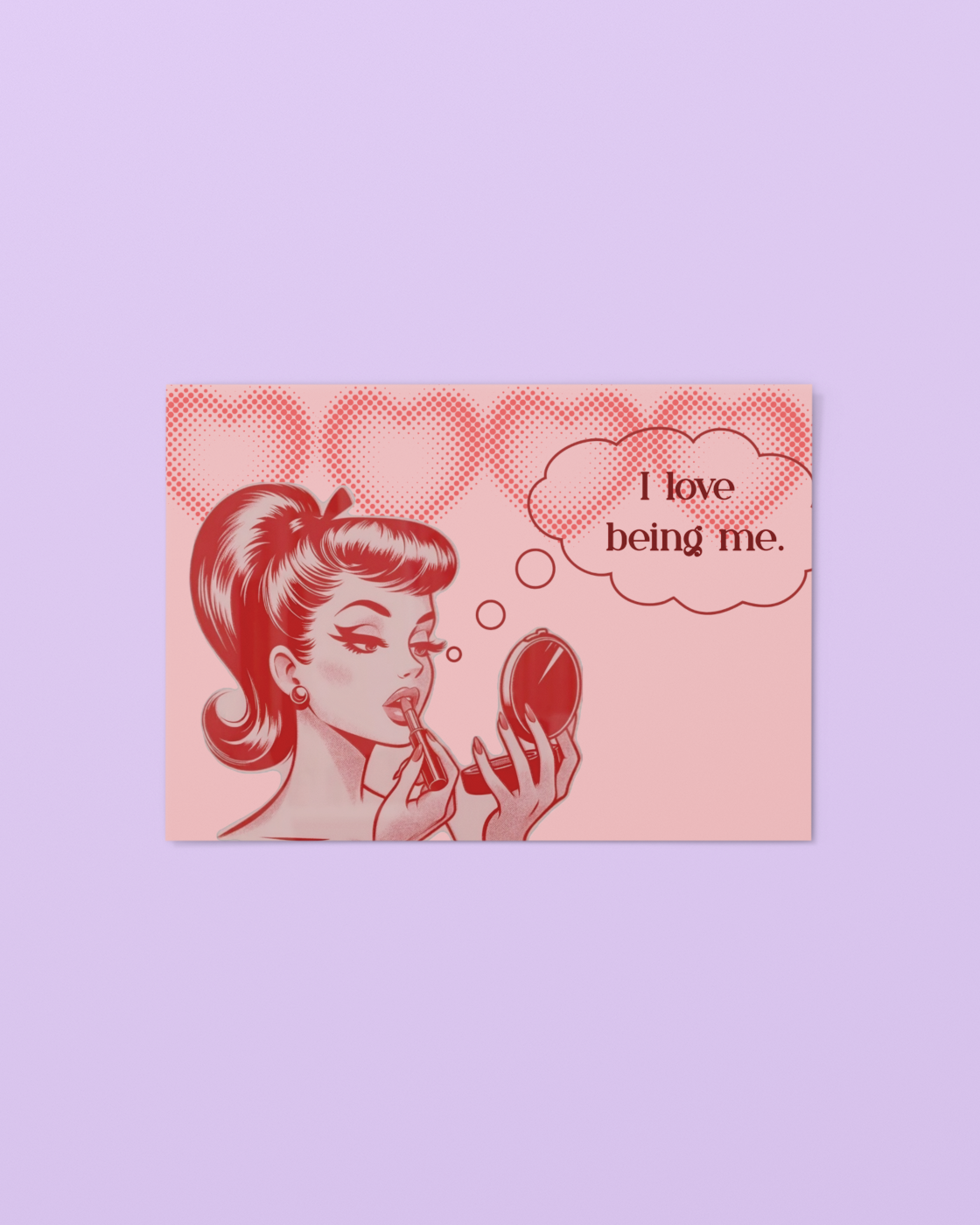 I Love Me Blank Note Card - 5 x 7 with Envelope