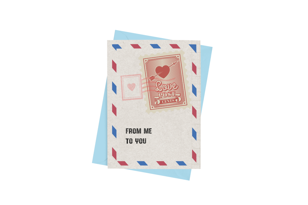 Love Note Valentine's Day Card - 5 x 7 with Envelope