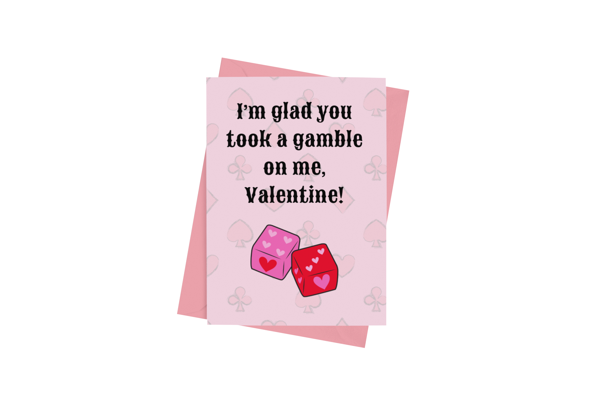 All Aces Valentine's Day Card - 5 x 7 with Envelope