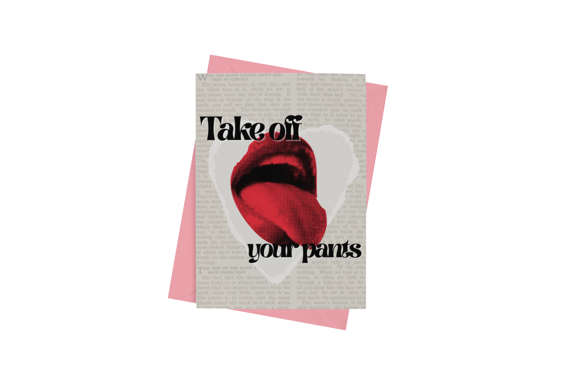 Pants - Spicy Valentine's Day Card - 5 x 7 with Envelope