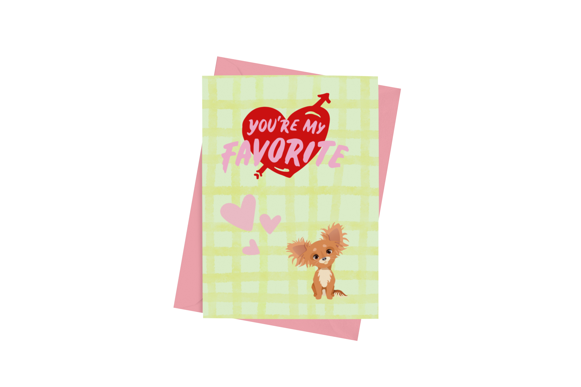 My Favorite Valentine's Day Card - 5 x 7 with Envelope