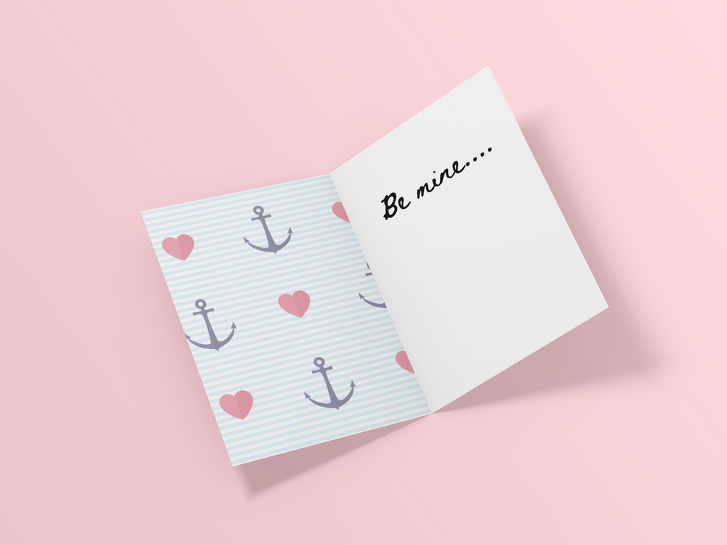 The Sailors Valentine's Day Card - 5 x 7 with Envelope