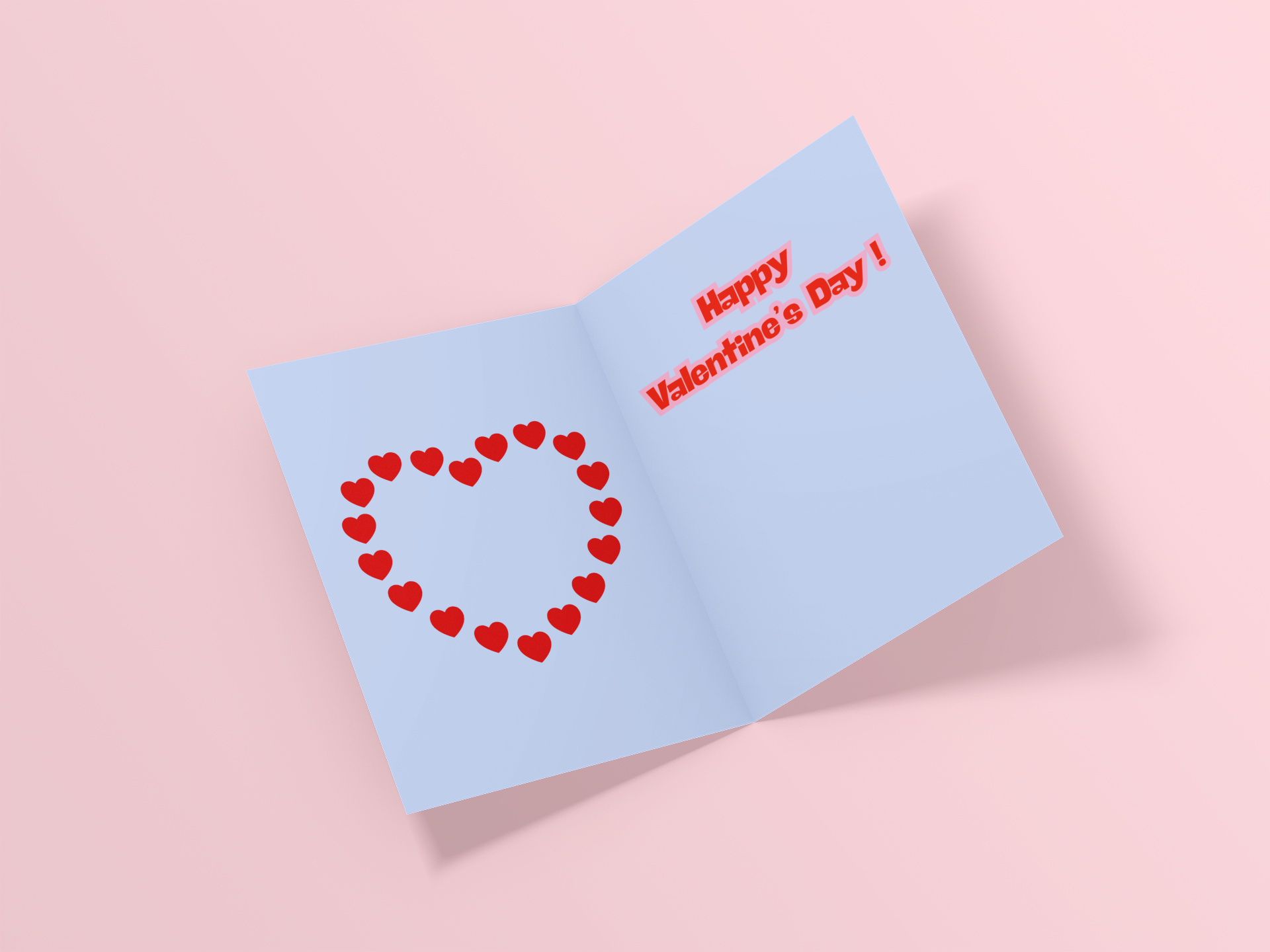 Purrfecct! Valentine's Day Card - 5 x 7 with Envelope