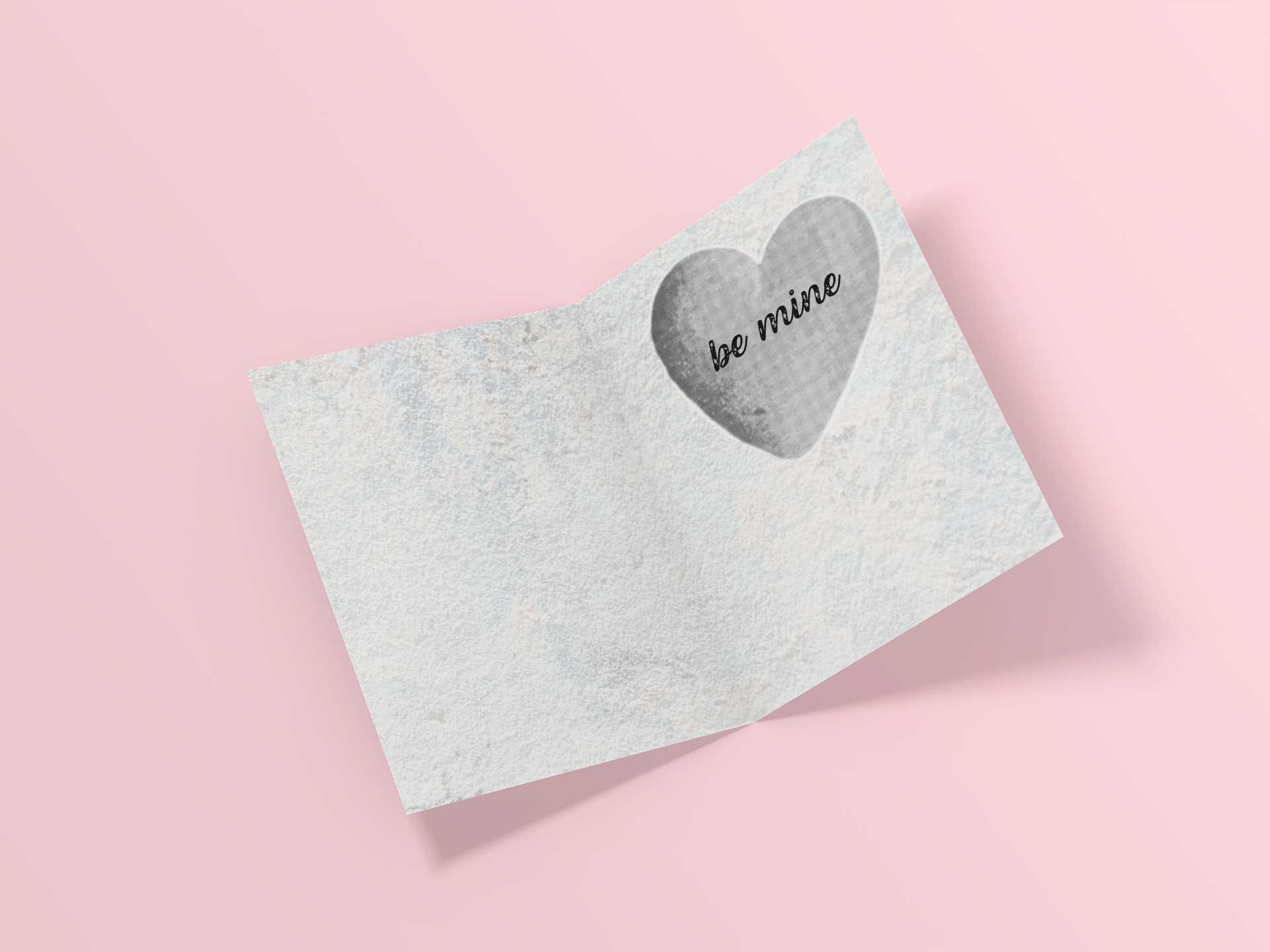 Stone Cold Valentine's Day Card - 5 x 7 with Envelope