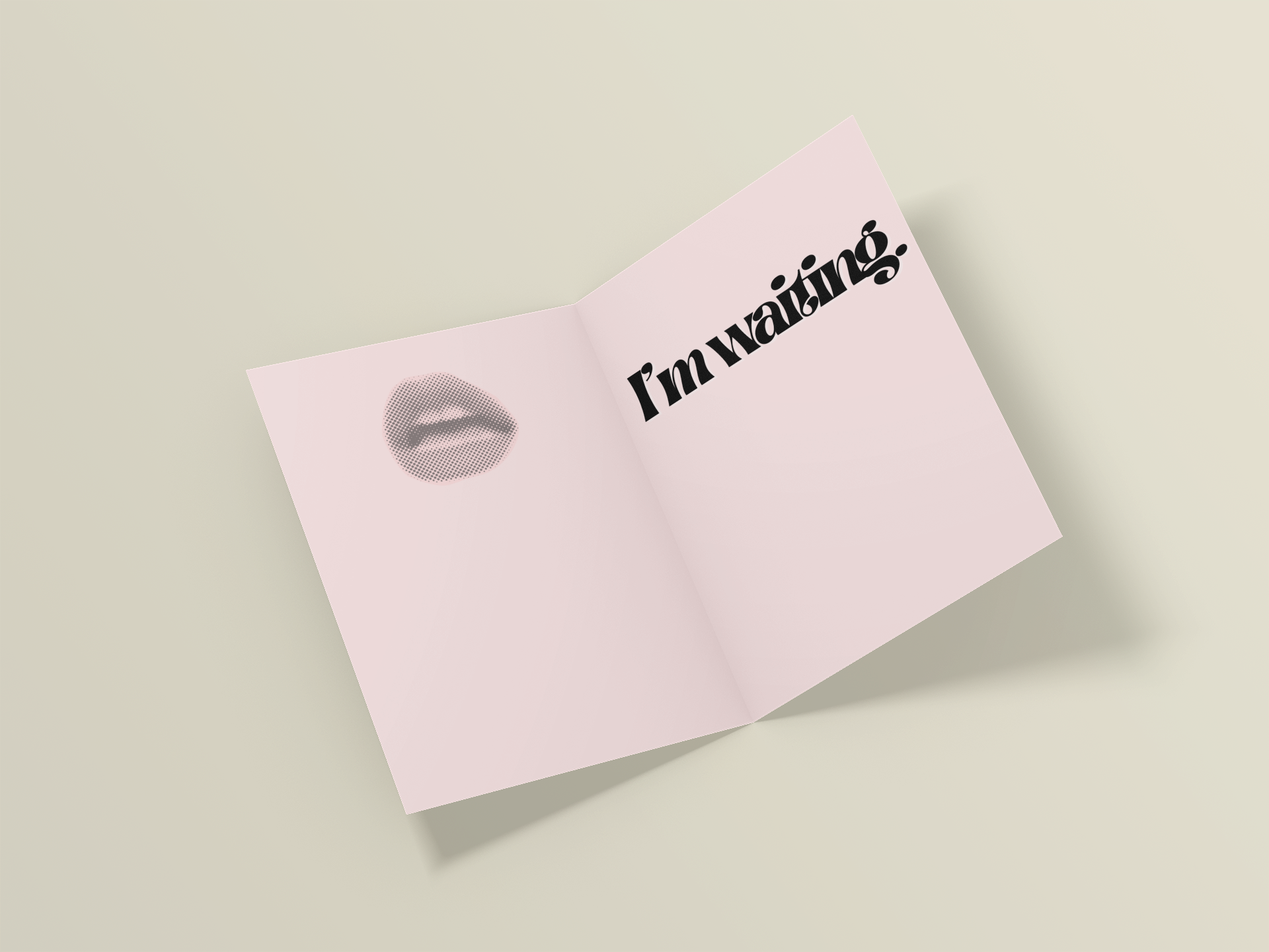 Bite Me - Spicy Valentine's Day Card - 5 x 7 with Envelope