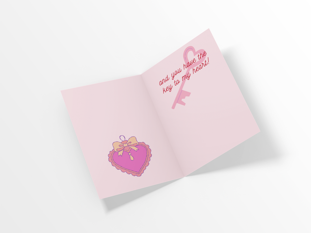 Oh Deer! Valentine's Day Card - 5 x 7 with Envelope