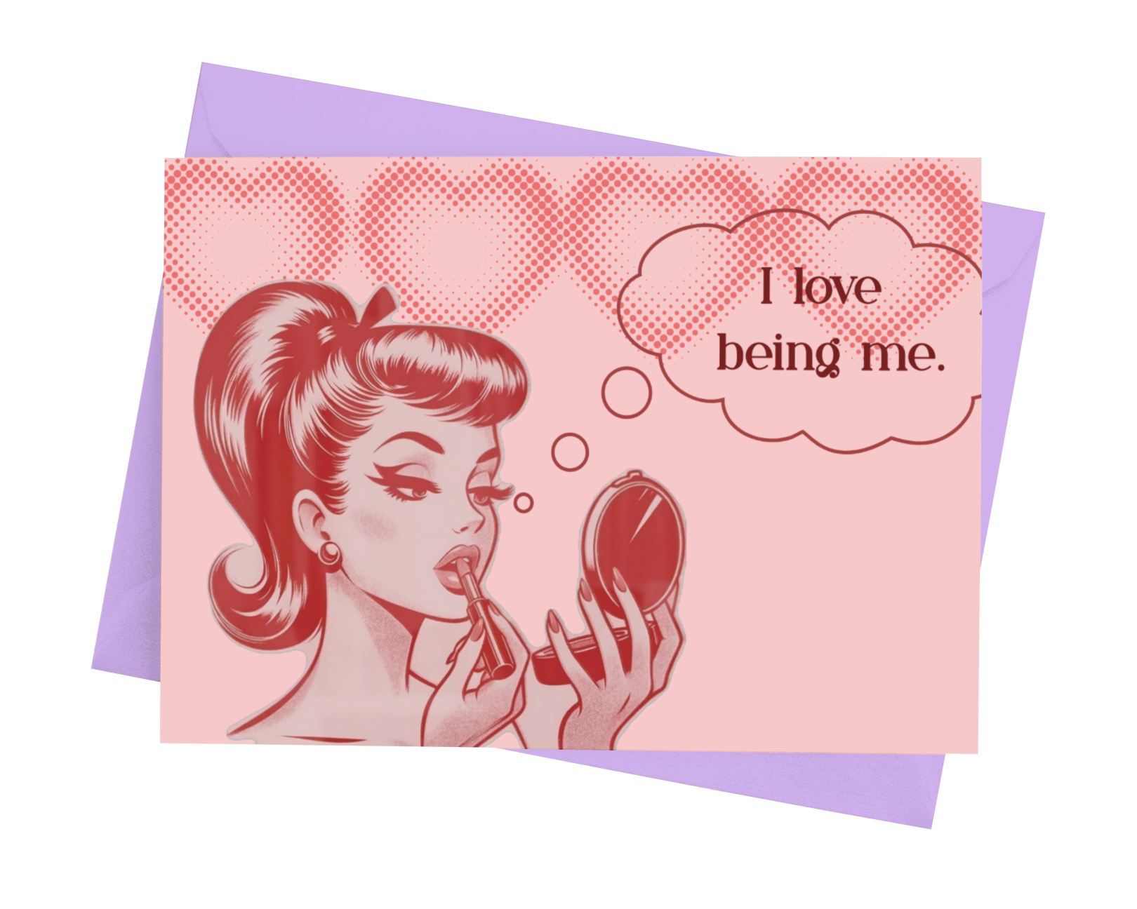 I Love Me Blank Note Card - 5 x 7 with Envelope