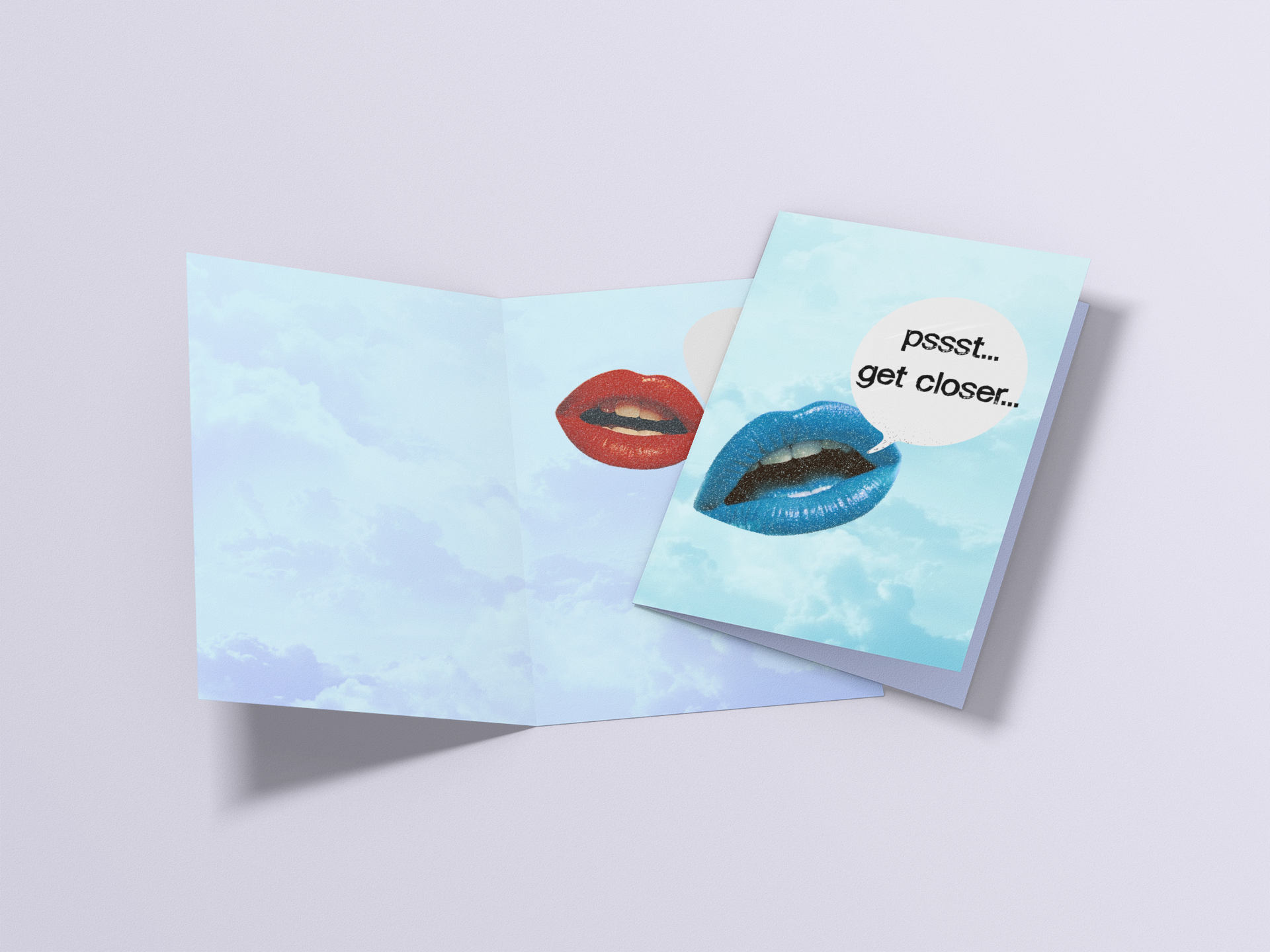 Secret Valentine's Day Card - 5 x 7 with Envelope