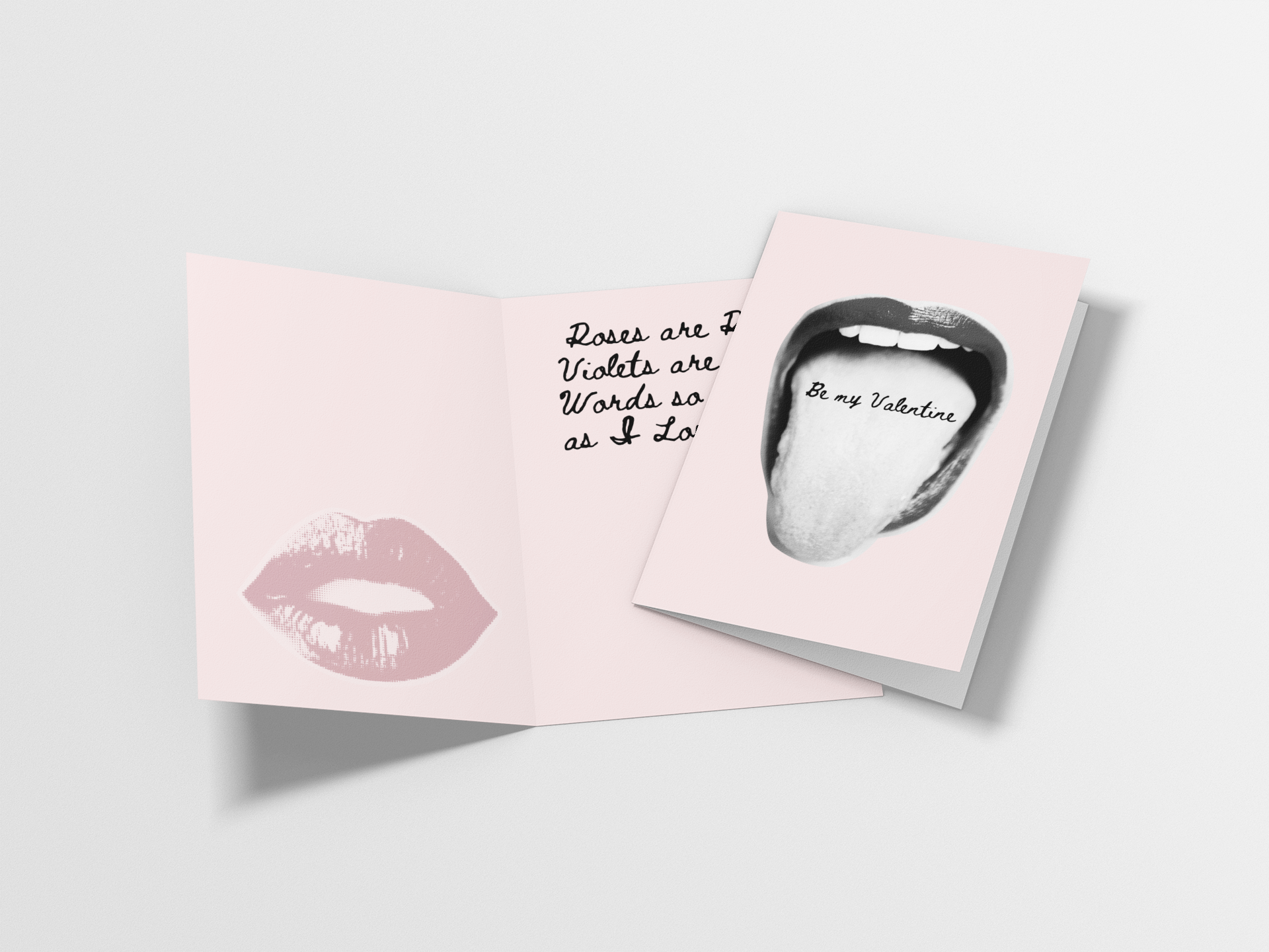 Simple Words Valentine's Day Card - 5 x 7 with Envelope
