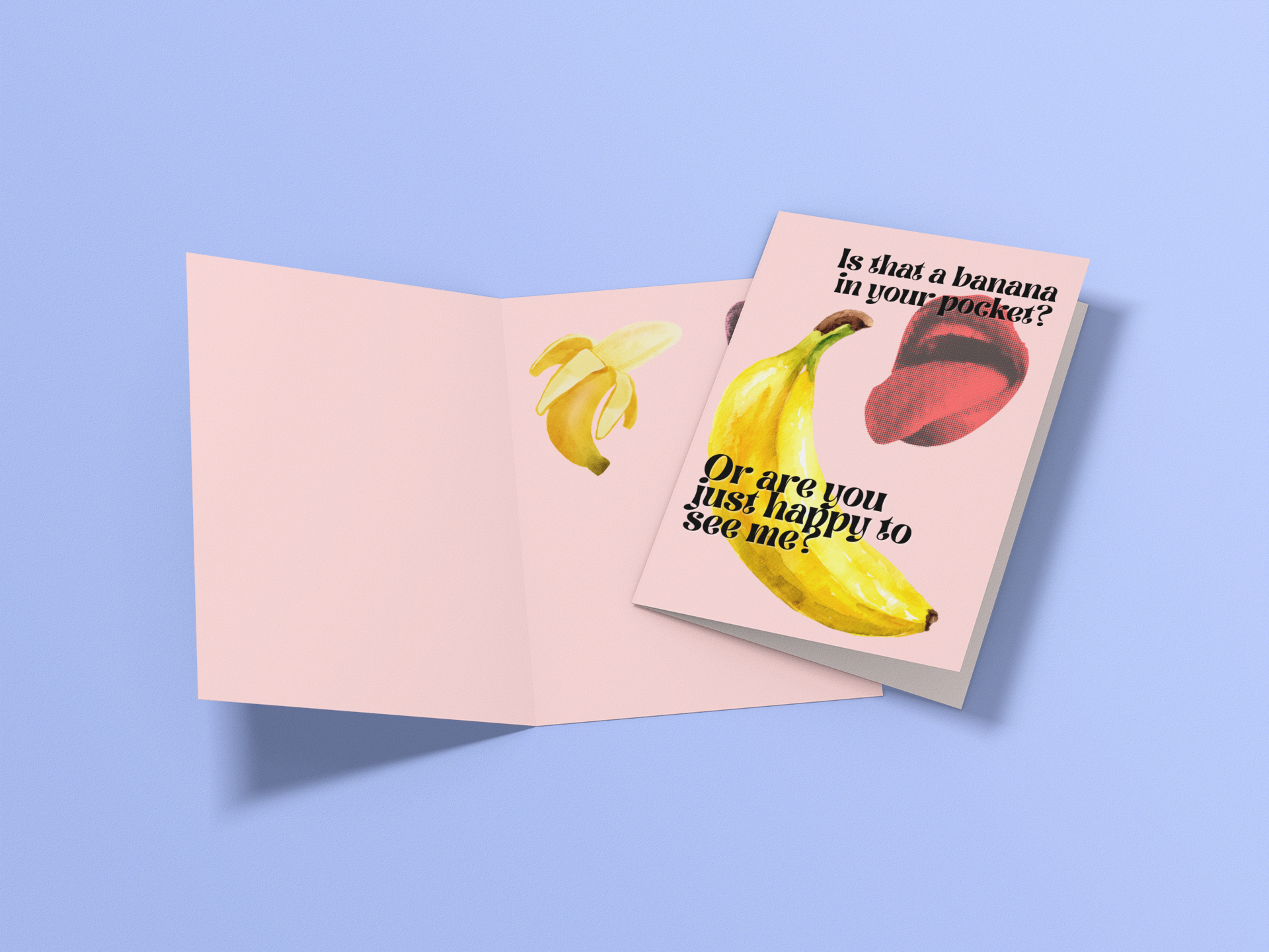 Is that a Banana? - Spicy Valentine's Day Card - 5 x 7 with Envelope